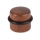 Ajtóütköző átmérő 37x30mm fa öntapadós mahagóni