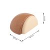 Ajtóütköző 49x38x23mm fa öntapadós+csavarozható tölgyfa