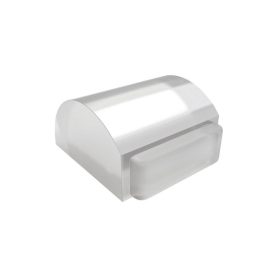 Ajtóütköző 34x21x37mm átlátszó öntapadós