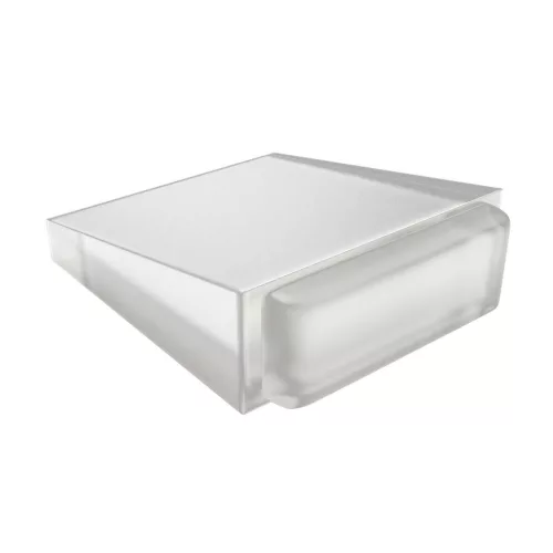 Ajtóütköző 45x38x17mm átlátszó öntapadós