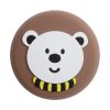 Ajtóütköző átmérője 415 mm gyermek motívum barna 2 db.