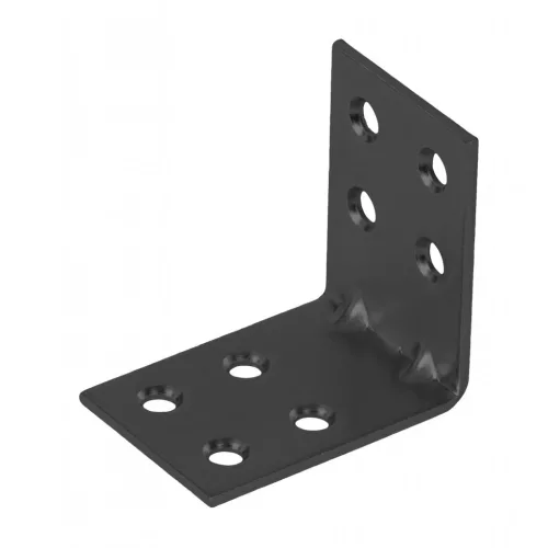 Csatlakozó szögidom 40x40x30mm fekete