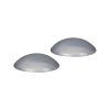 Ajtóütköző 60 mm átmérőjű öntapadós metál ezüst 2 db.