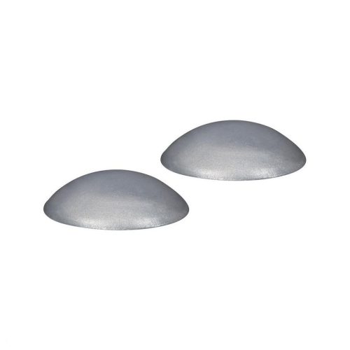 Ajtóütköző 60 mm átmérőjű öntapadós metál ezüst 2 db.