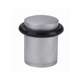 Ajtóütköző átmérő 27x38mm csavarozható matt króm