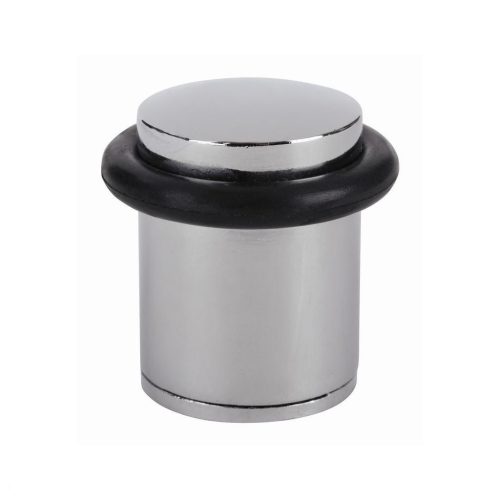 Ajtóütköző átmérő 35x39mm csavarozható króm