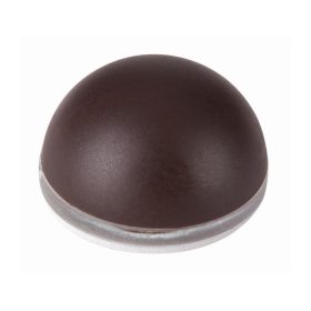 Ajtóütköző 22 mm átmérőjű öntapadós barna