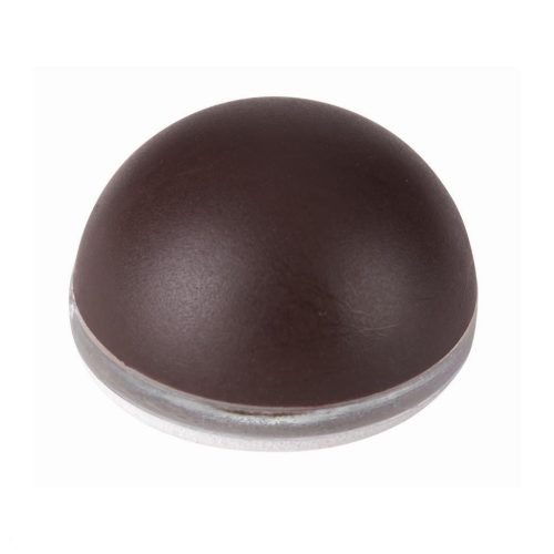 Ajtóütköző 22 mm átmérőjű öntapadós barna