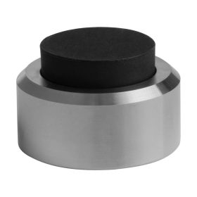   Ajtóütköző átmérője 32x20mm csavarozható szálcsiszolt rozsdamentes acél