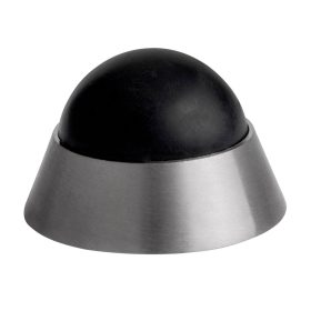   Ajtóütköző átmérője 40x25mm csavarozható szálcsiszolt rozsdamentes acél