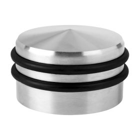   Ajtóütköző átmérője 65x45mm 07kg szabadon álló szálcsiszolt rozsdamentes acél