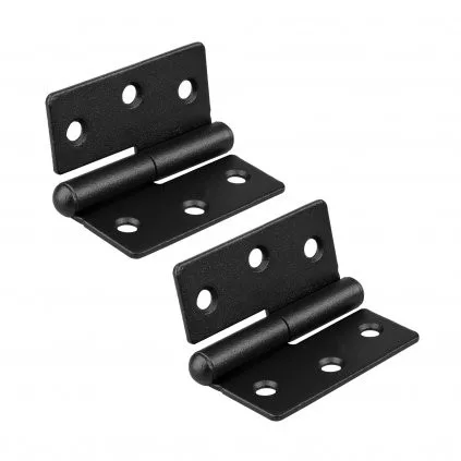 50x50 mm-es zsanér balos fekete 2 db.