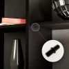 Polctartó átmérő 5 mm fekete 20 db.