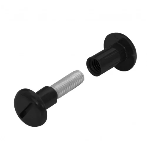 Csatlakozócsavar M6x42-52mm fekete 4 db.