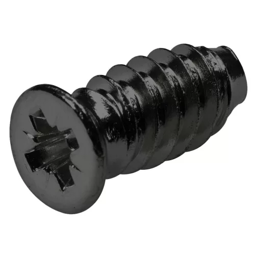 63x16 mm átmérőjű európai csavar fekete 20 db.