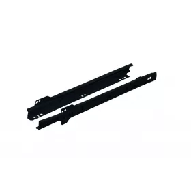 Görgős fióksín 350 mm fekete teherbírás 20 kg 1 pár