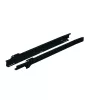 Görgős fiók 450 mm fekete teherbírás 20 kg 1 pár