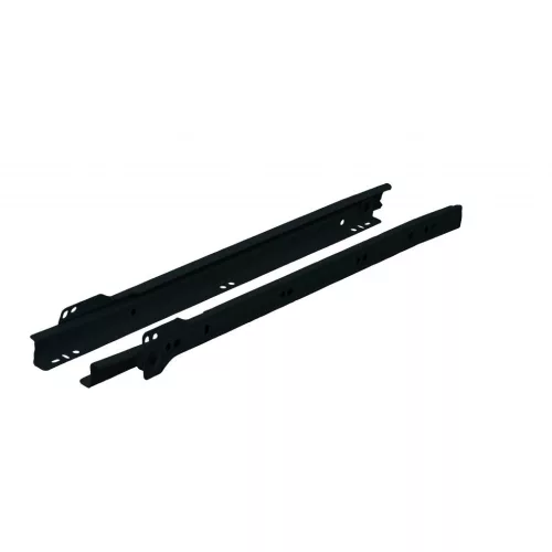 Görgős fiók 450 mm fekete teherbírás 20 kg 1 pár