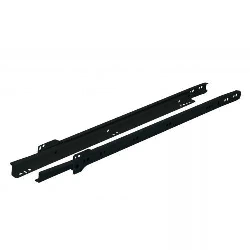 Görgős fiók 500 mm fekete teherbírás 20 kg 1 pár