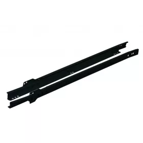 Görgős fiók 550 mm fekete teherbírás 20 kg 1 pár