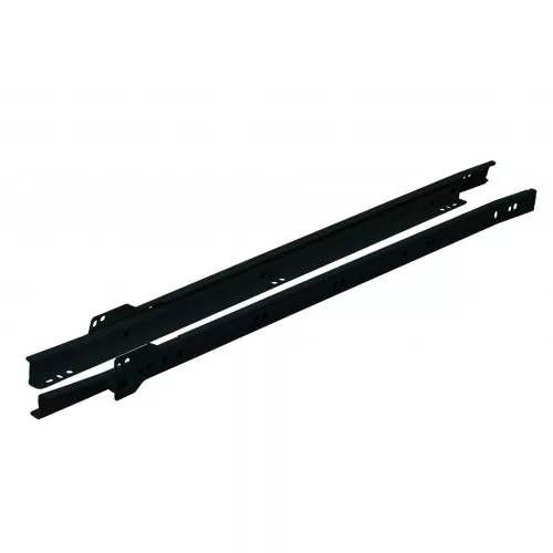 Görgős fiók 550 mm fekete teherbírás 20 kg 1 pár
