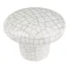 Bútorgomb töredék átmérő 38mm repedt porcelán
