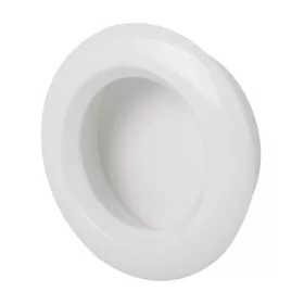 Bútor fogantyú átmérője 40/51mm műanyag fehér 10 db