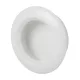 Bútor fogantyú átmérője 40/51mm műanyag fehér 10 db