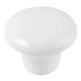 Bútorgomb átmérője 32 mm fehér porcelán