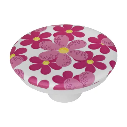 Bútorgomb Virágok átmérő 50mm