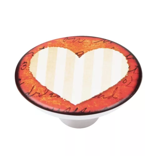 Bútorgomb szív átmérő 50mm