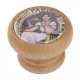 Bútorgomb Párizs átmérő 40mm natúr fa