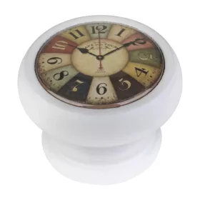 Bútorgomb Óra átmérő 40mm fehér fa