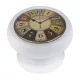 Bútorgomb Óra átmérő 40mm fehér fa