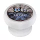 Bútorgomb Home átmérő 40mm fehér fa