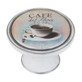 Bútorgomb Cafe III átmérő 37mm antik ezüst