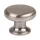 Tosca bútorgomb 29 mm átmérőjű szálcsiszolt szatén nikkel