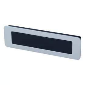 Tolóajtó kilincs Murcia 160mm matt króm+fekete