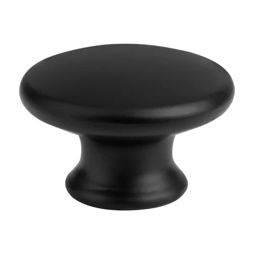 Bútorgomb Seol átmérő 40mm műanyag matt fekete