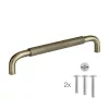 Bútor fogantyú Grave tengelytávolság 160 mm alumínium antik bronz
