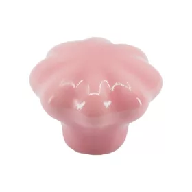 Lilly bútorgomb átmérője 32mm porcelán rózsaszín