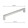 Tina bútorfogantyú 224 mm-es távolság rozsdamentes acél
