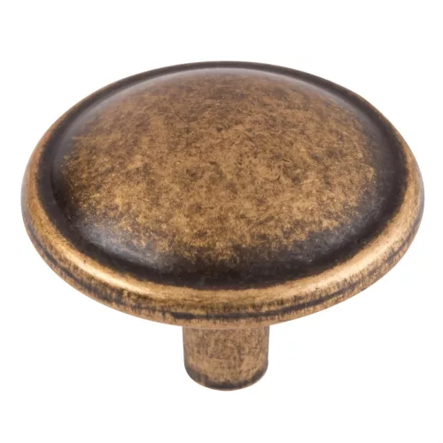 Mali bútorgomb átmérője 32mm sárgaréz patinás