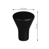 Tucson bútorgomb átmérő 16x21mm matt fekete