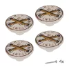 Bútorgomb-készlet fűzőkkel átmérő 50 mm 4 db