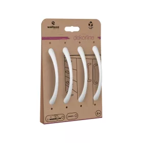   Gitka bútorfogantyú-szett 96 mm-es tengelytávolság matt fehér 4 db.