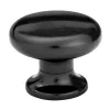 Tosca bútorgomb-készlet 29 mm átmérőjű fekete nikkel 4 db