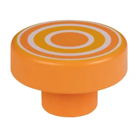  Bútorgomb-készlet narancssárga gyűrűk átmérő 40 mm 4 db