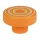 Bútorgomb-készlet narancssárga gyűrűk átmérő 40 mm 4 db