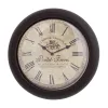 Óra bútorgomb-garnitúra 40 mm átmérőjű diófa 4 db